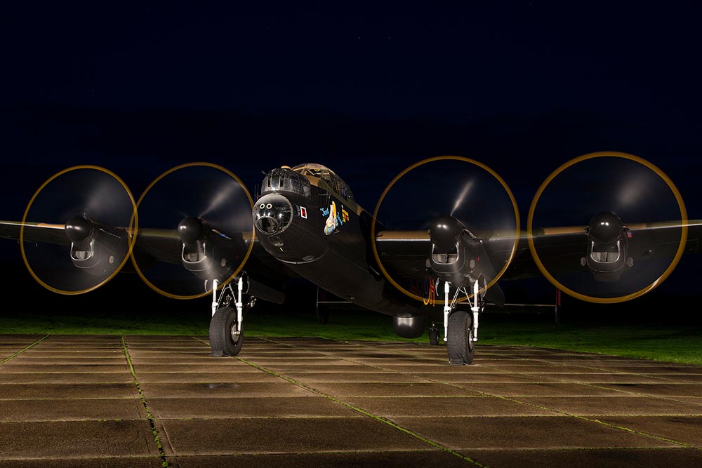 Night time photography with the Lancaster