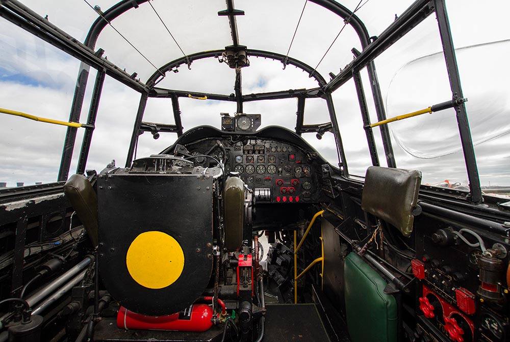Lancaster Pilot Cockpit